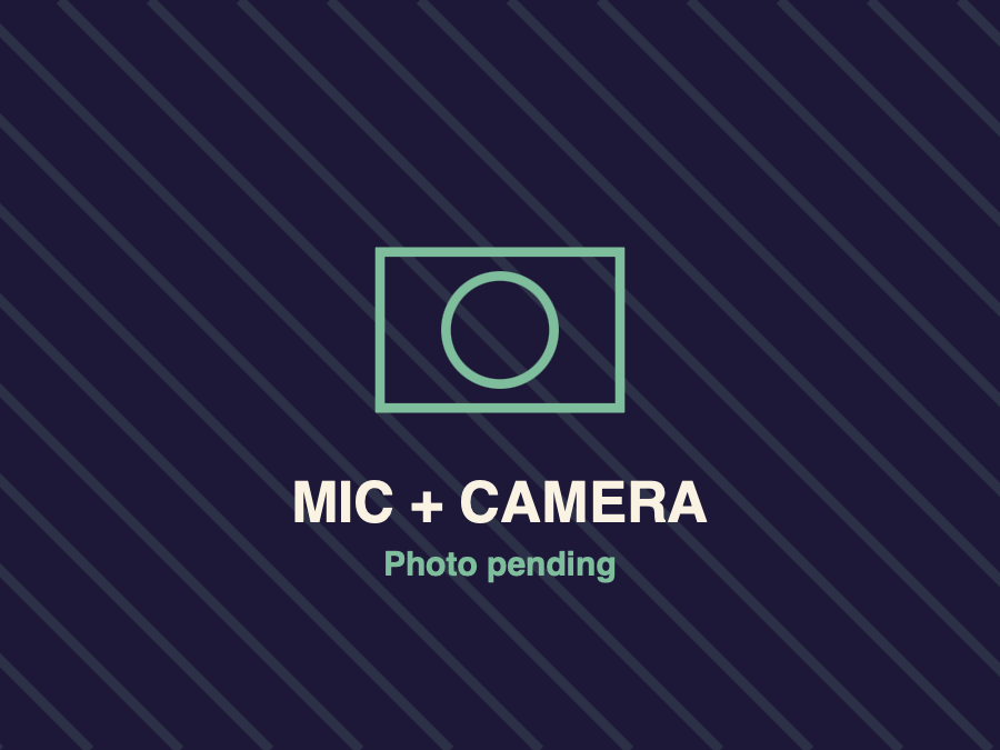 Rode microphones and cameras for podcast recording